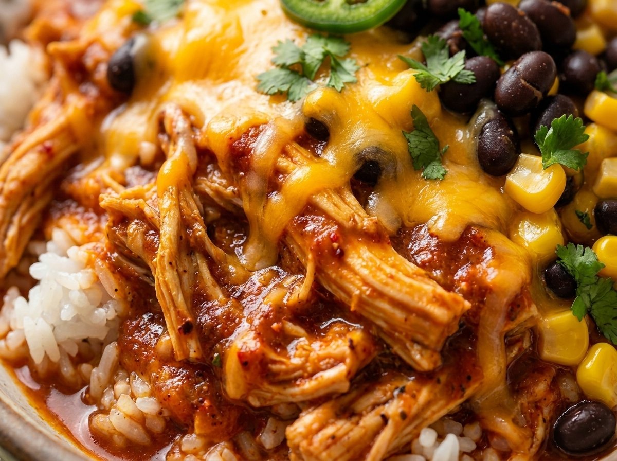 High Protein Chicken Enchilada Bowls