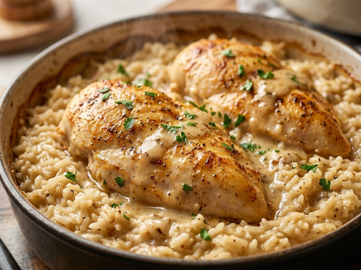 No Peek Chicken and Rice That Practically Cooks Itself