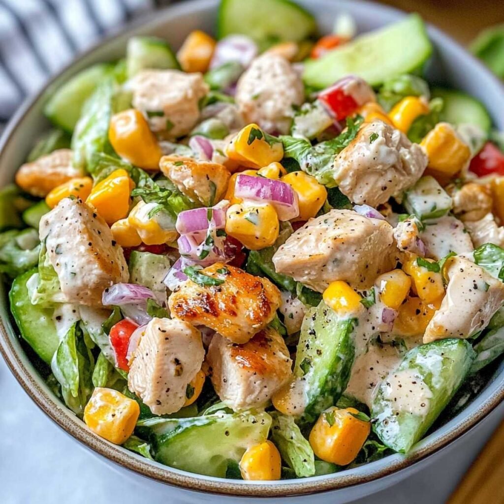 Ranch Chicken Salad with Greek Yogurt