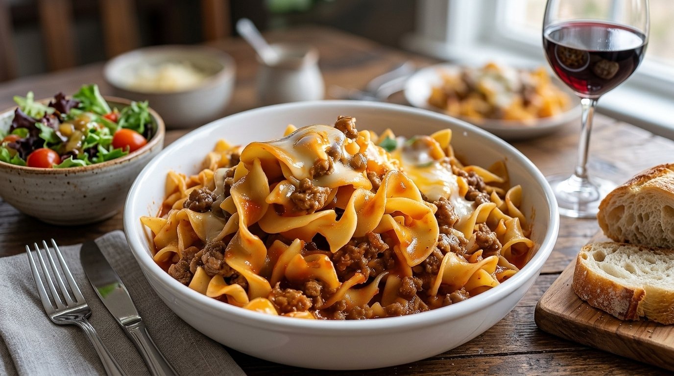 Creamy Beef Noodle Casserole for Easy Weeknight Comfort
