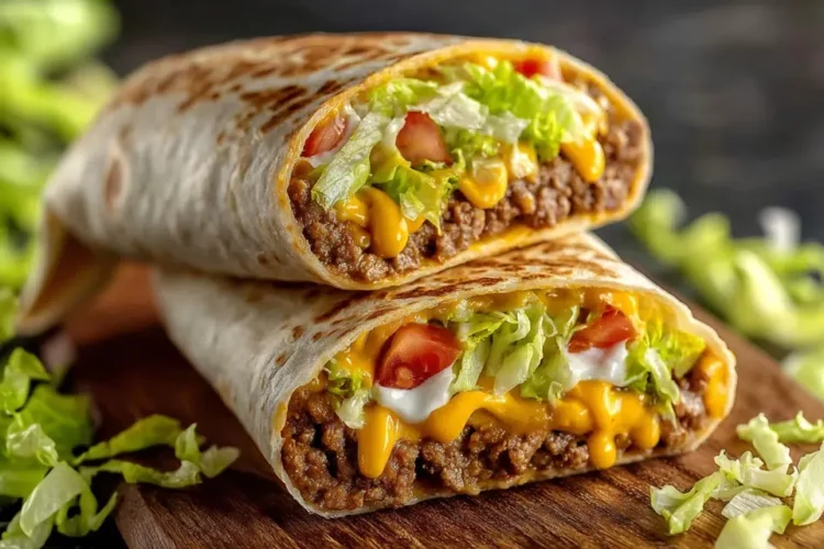 Big Mac Wraps with Homemade Burger Sauce