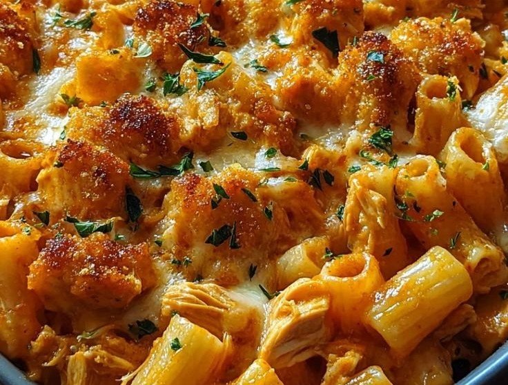 Smoky BBQ Chicken and Cheddar Pasta Bake for Busy Nights