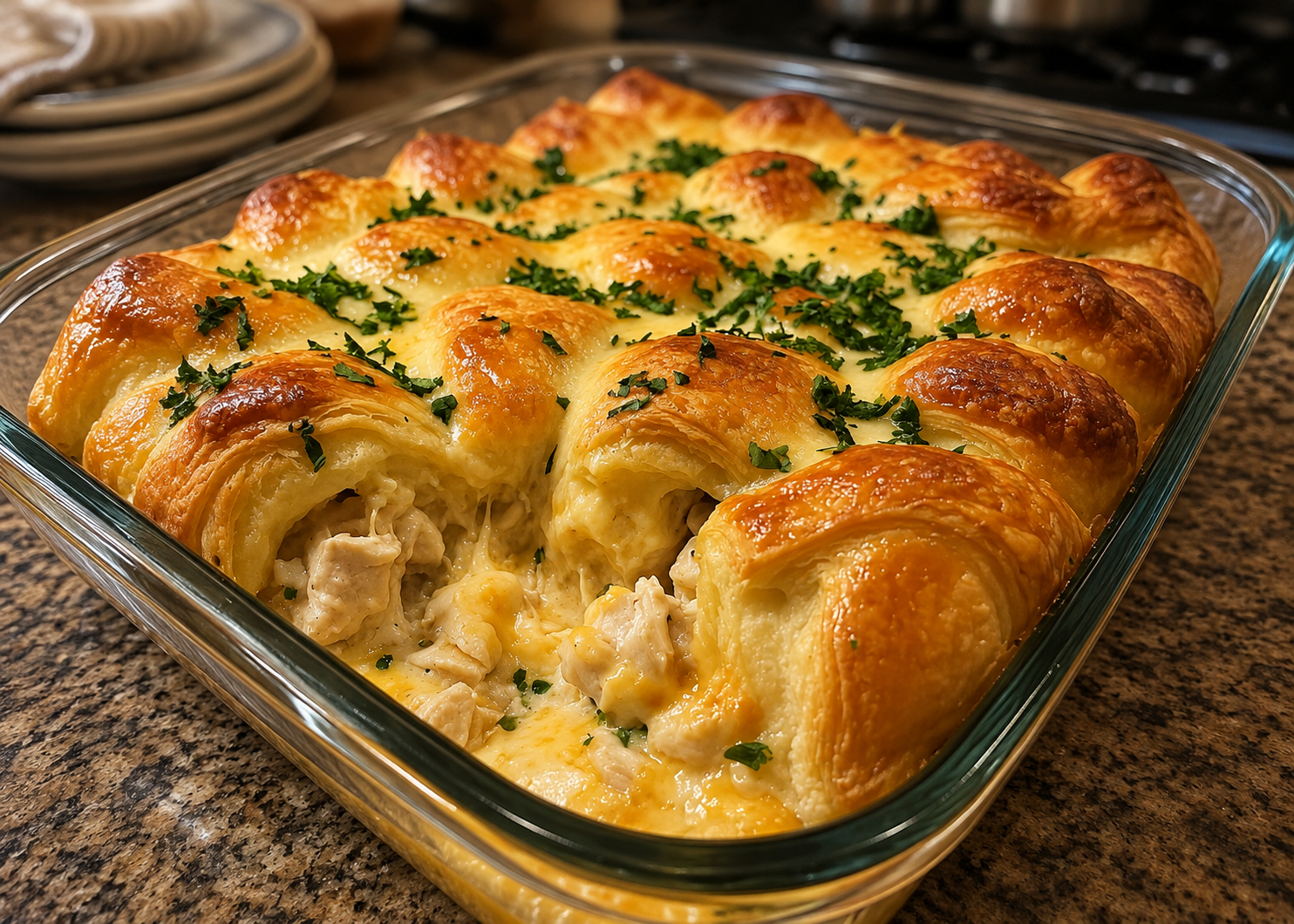 Cheesy Chicken Crescent Bake for Easy Weeknight Dinners