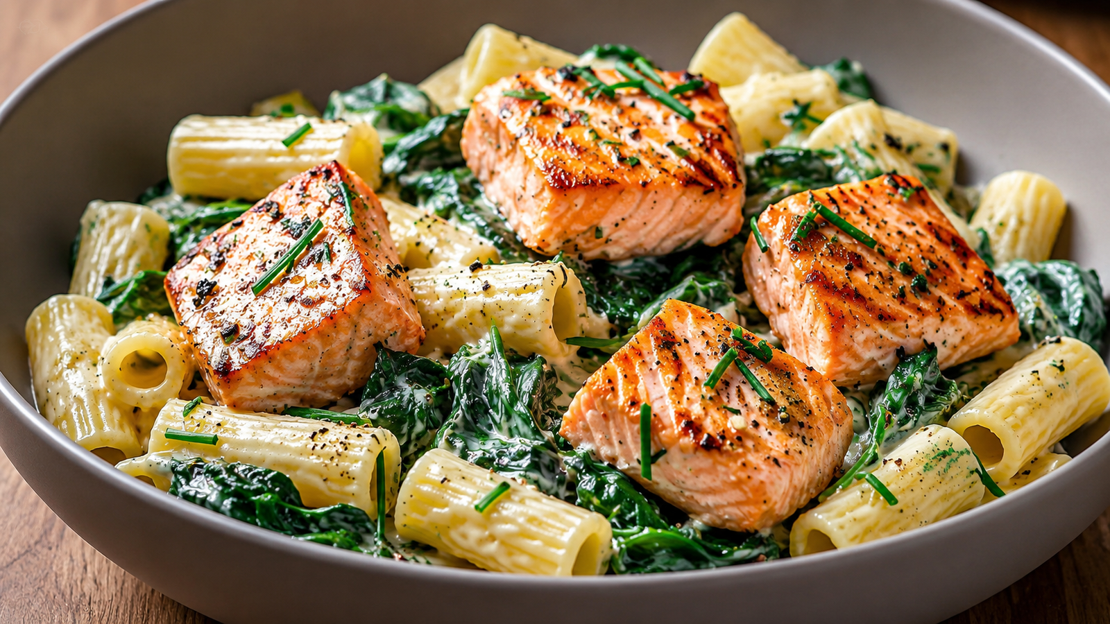 Creamy Salmon Spinach Pasta for an Easy Weeknight Dinner