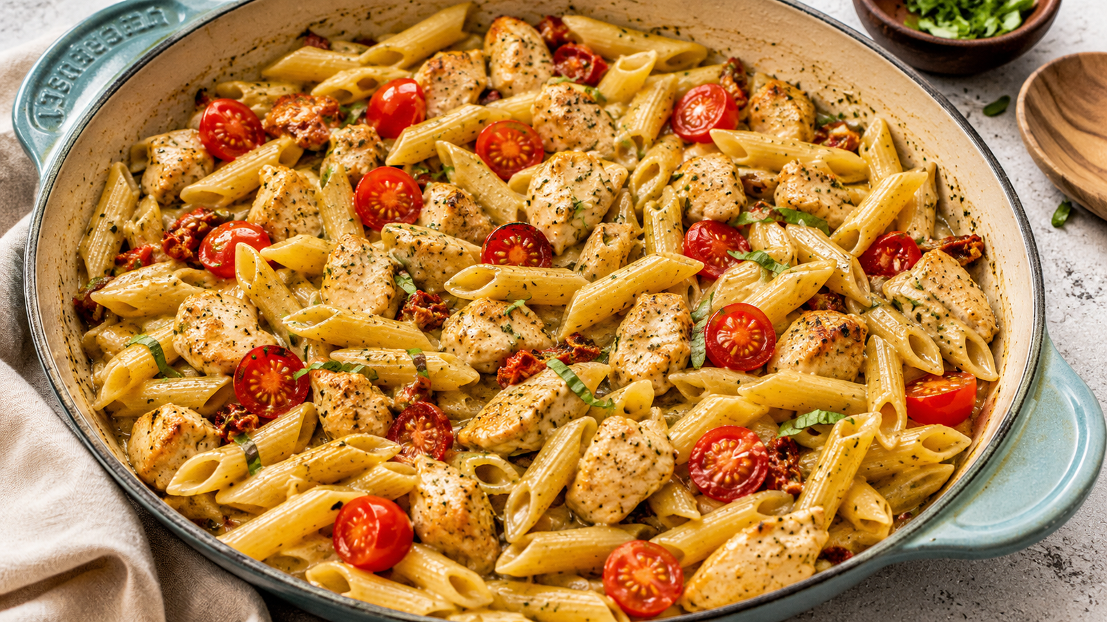 Easy Chicken Pesto Pasta for a Simple Weeknight Dinner