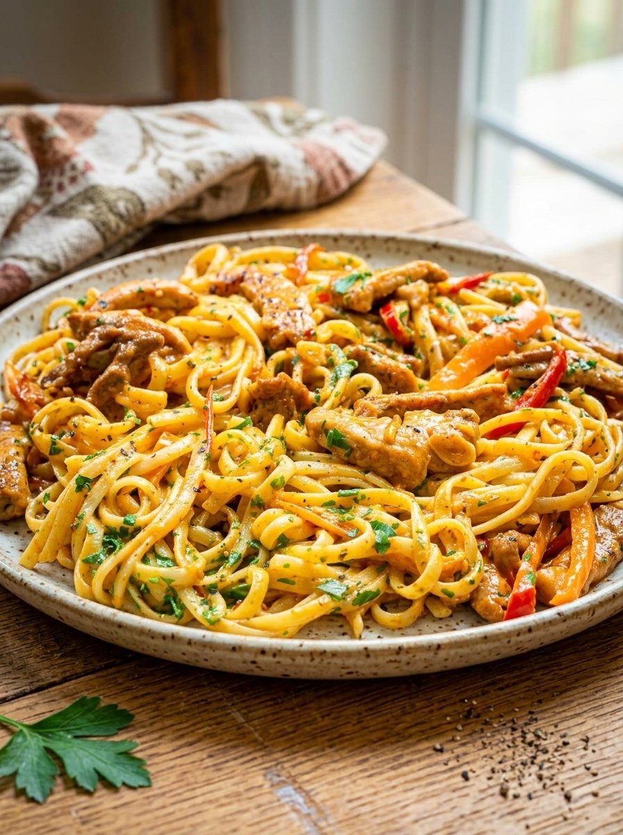 Cowboy Butter Chicken Pasta for a Quick Weeknight Dinner