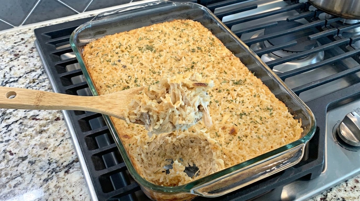 Angel Chicken Rice Casserole for a Cozy Weeknight
