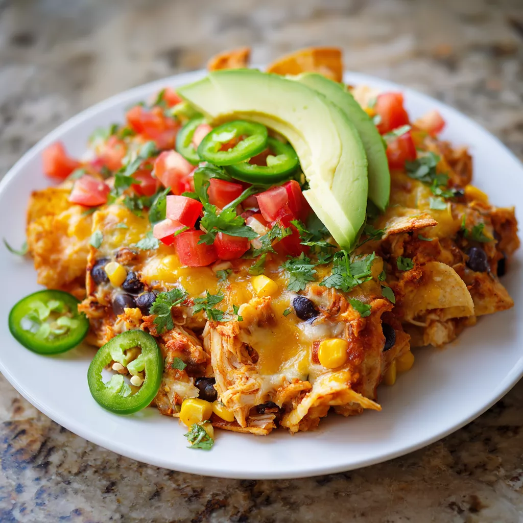 Cheesy Mexican Chicken Casserole
