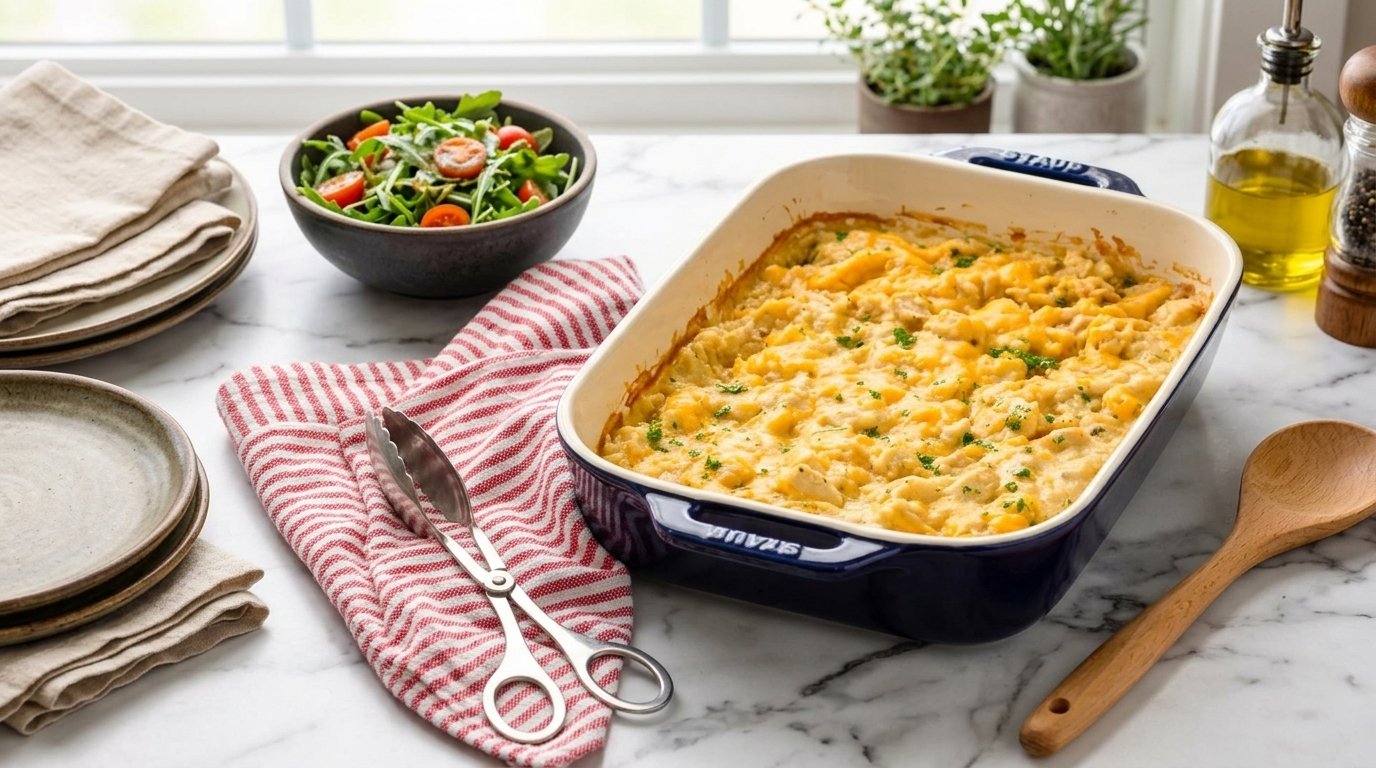 Cheesy Chicken and Rice Casserole for Busy Weeknights