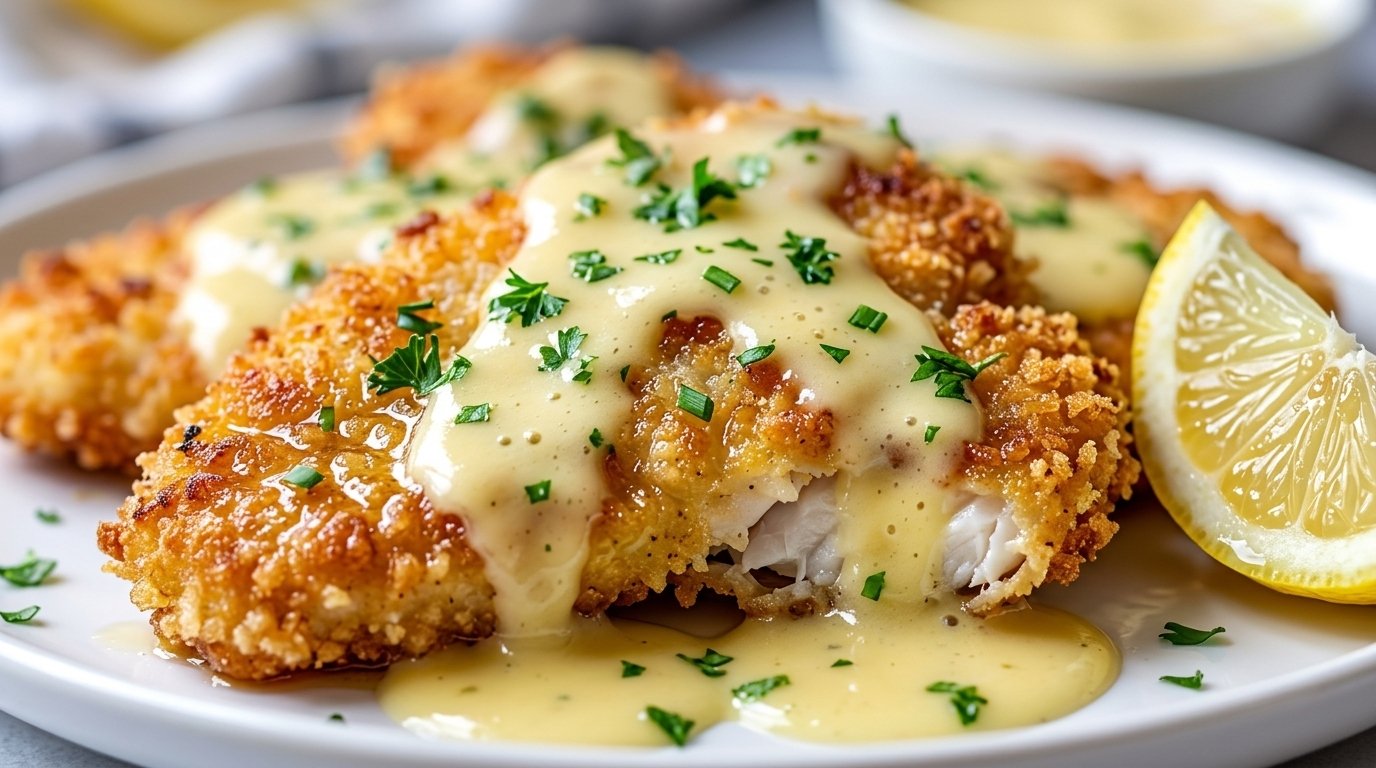 Crispy Cheese-Crusted Chicken Romano