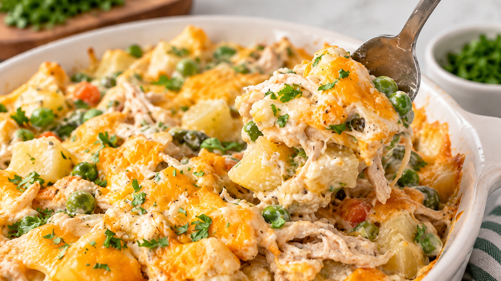 Cheesy Chicken and Potato Casserole for Easy Weeknights